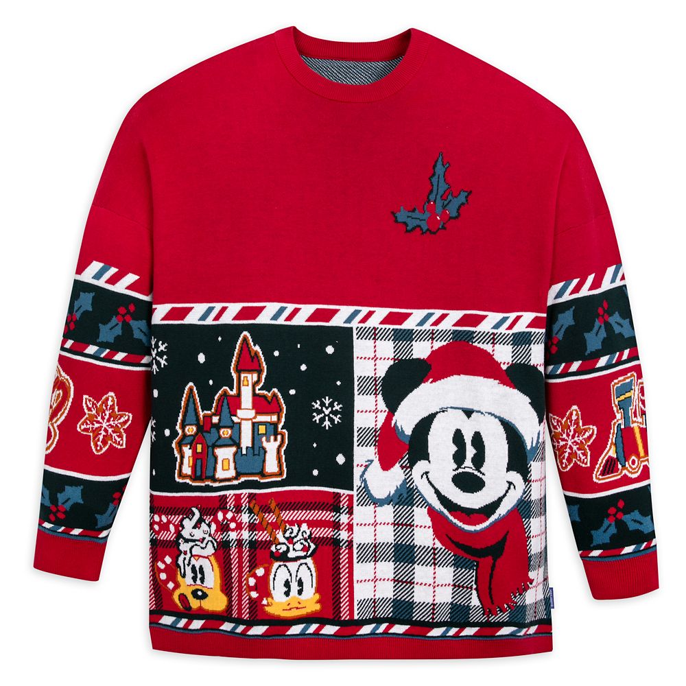 Mickey Mouse and Friends Holiday Sweater by Spirit Jersey for Adults