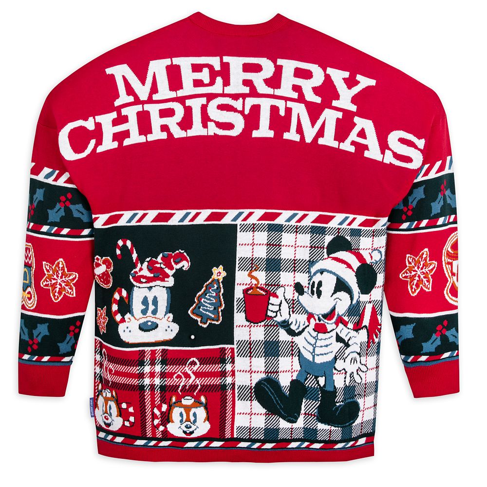 Mickey Mouse and Friends Holiday Sweater by Spirit Jersey for Adults