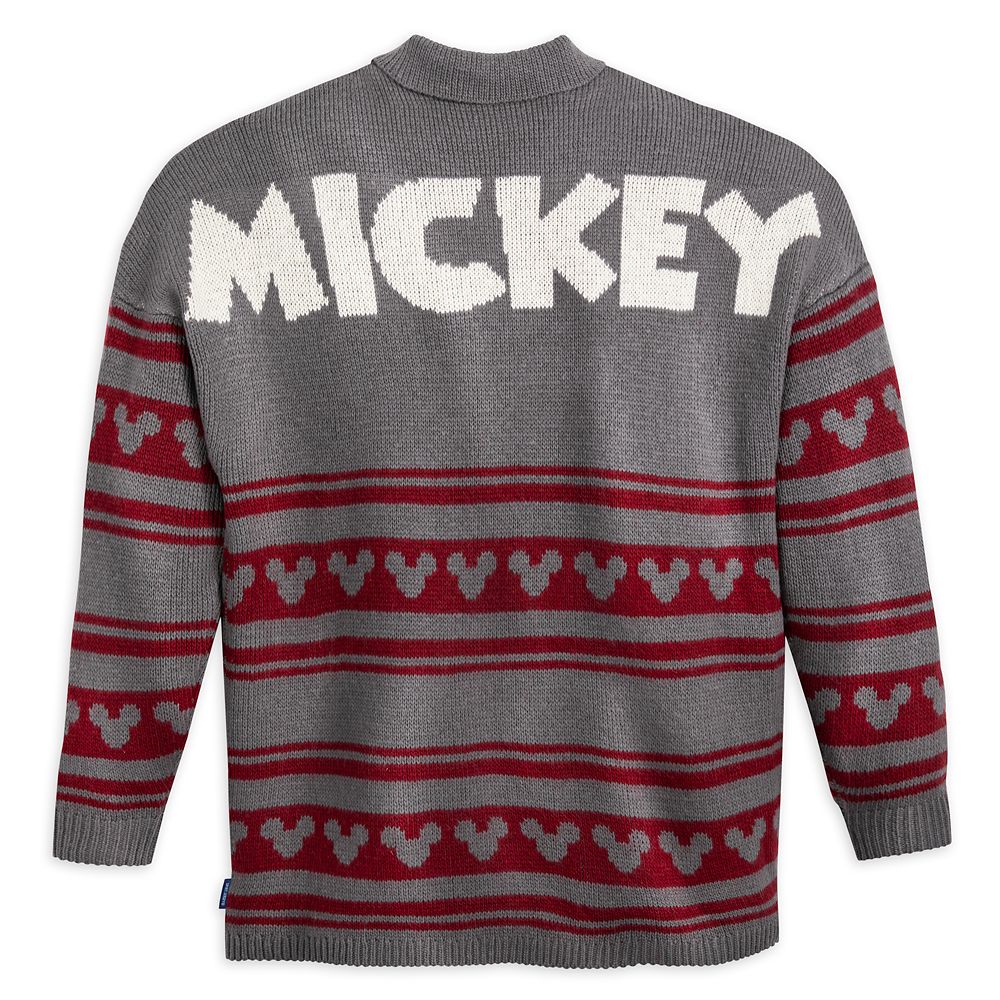 Mickey Mouse Cardigan Knit Sweater for Adults