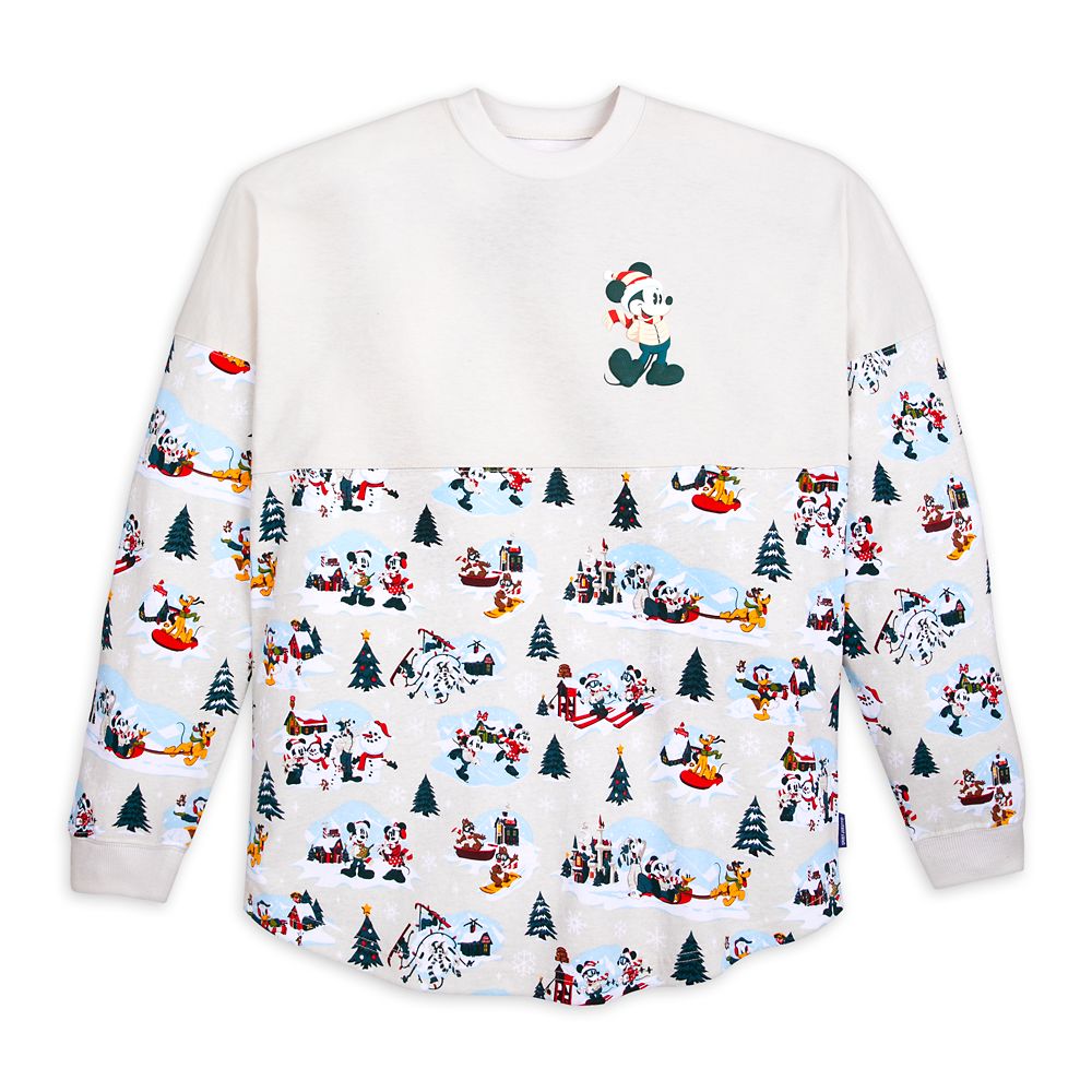 Mickey Mouse and Friends Holiday Spirit Jersey for Adults – Disneyland is now available