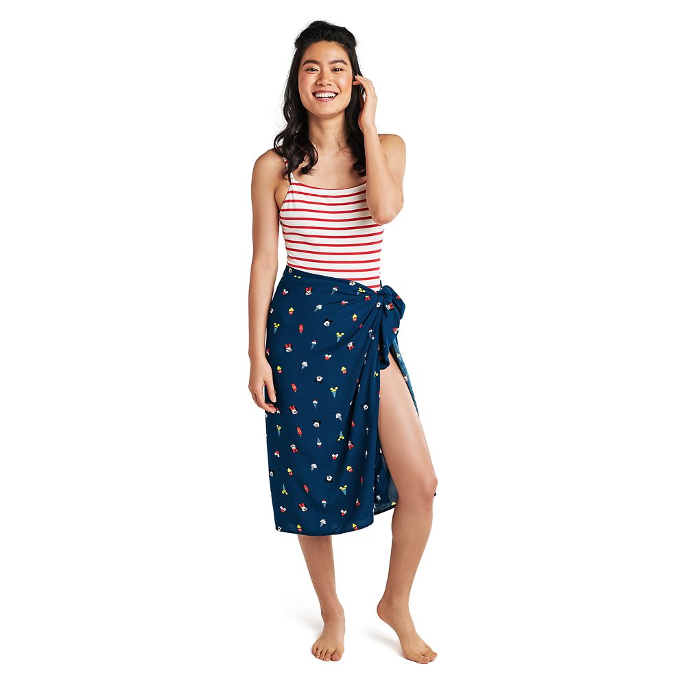 Mickey and Minnie Mouse Summer Fun Sarong for Women