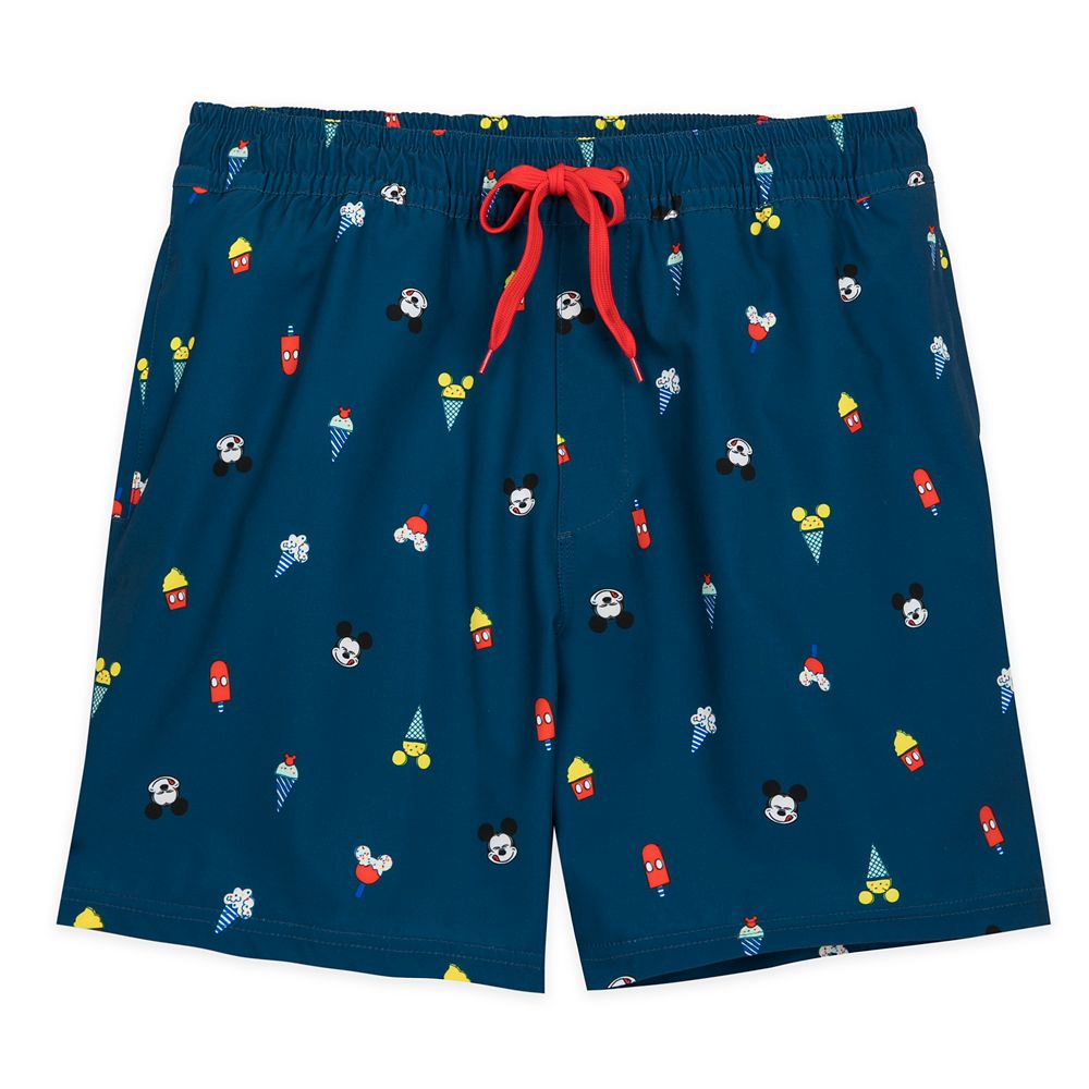 Mickey Mouse Summer Fun Swim Trunks for Men