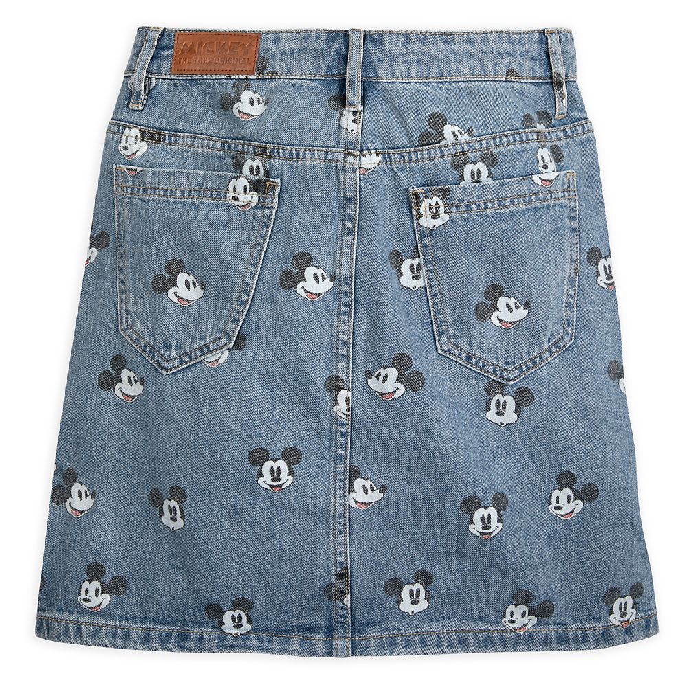 Mickey Mouse Denim Skirt for Women