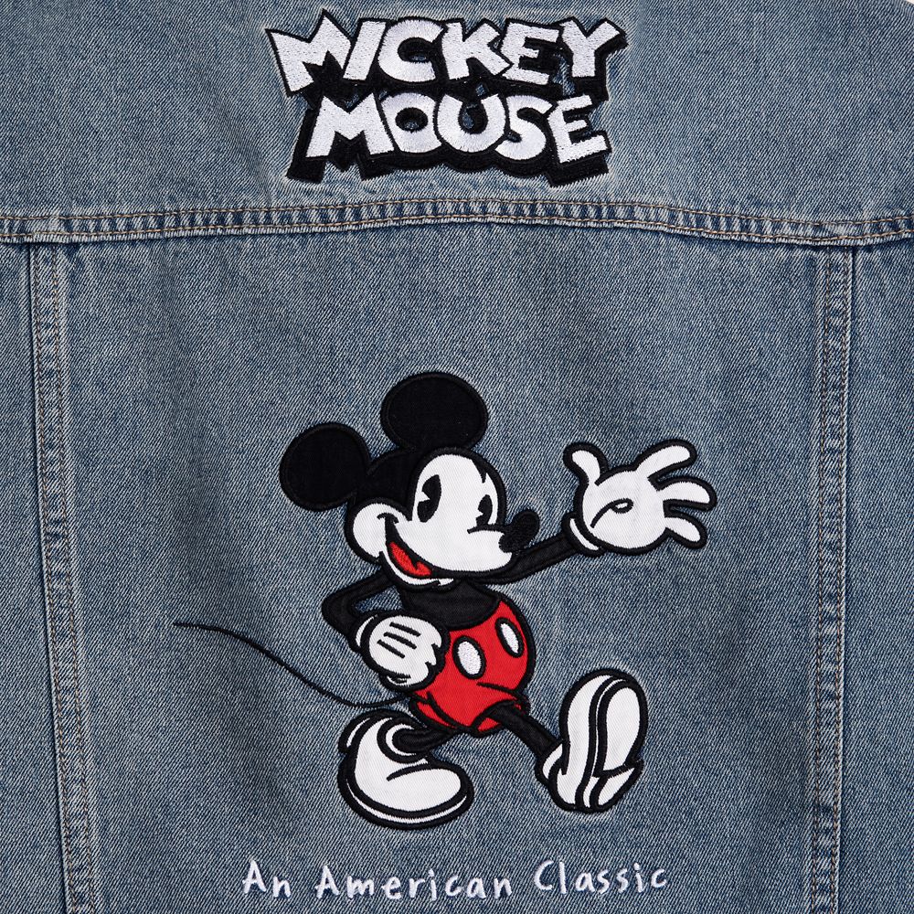 Mickey Mouse Hooded Denim Jacket for Adults has hit the shelves – Dis ...