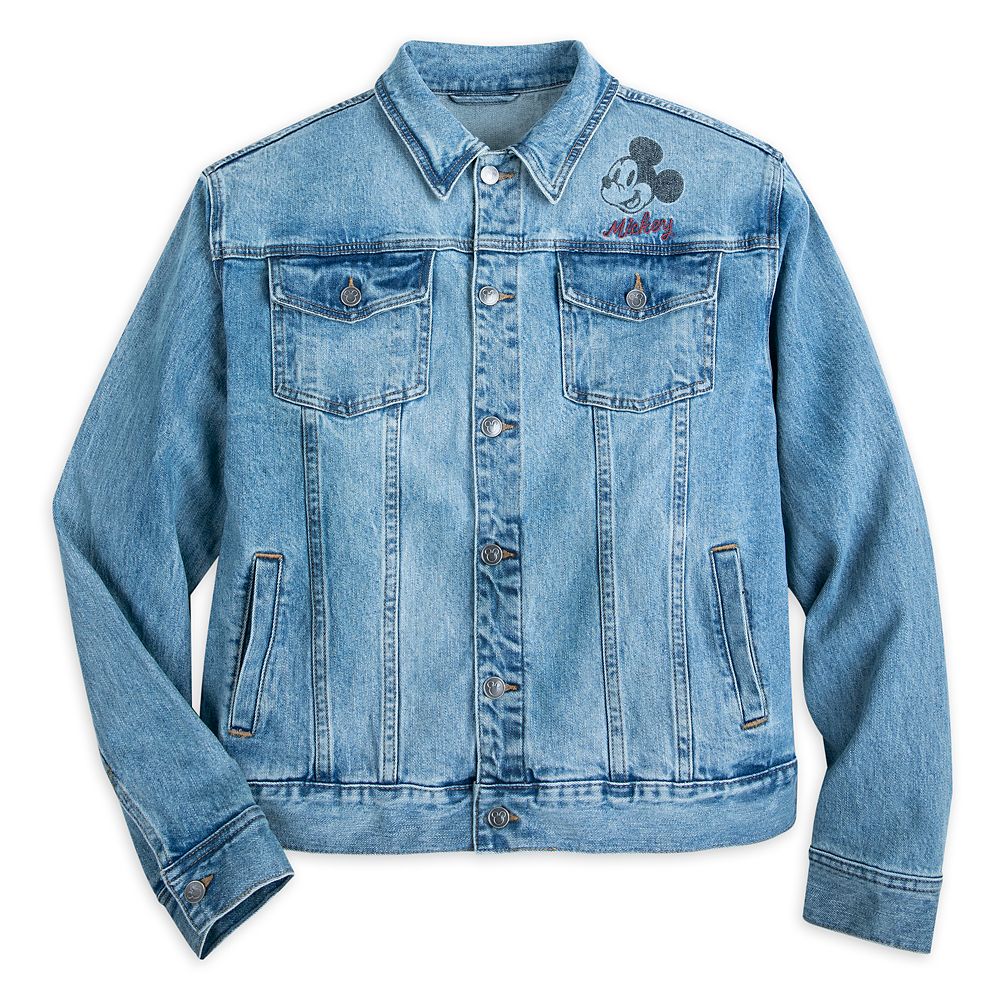 Mickey Mouse Denim Jacket for Adults