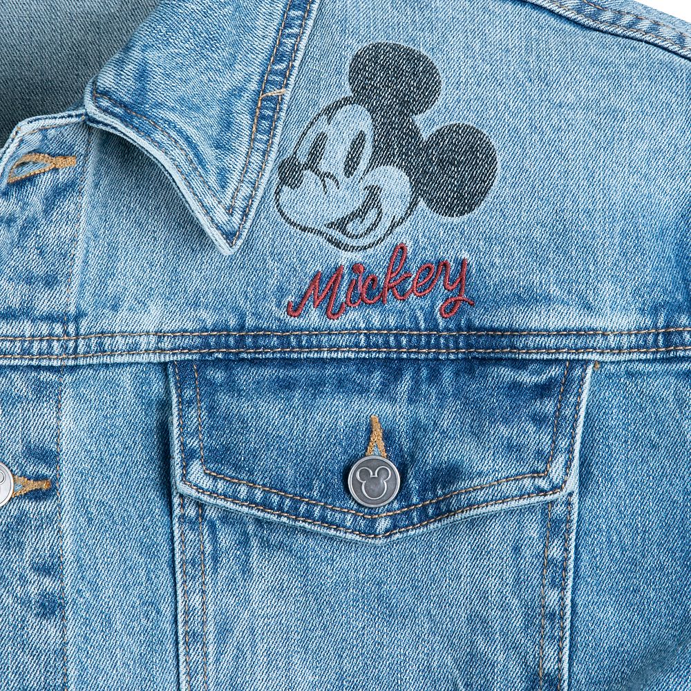 Mickey Mouse Denim Jacket for Adults
