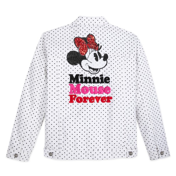 Minnie Mouse Denim Jacket for Women – White