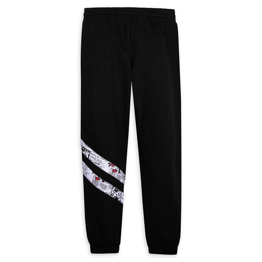 Mickey and Minnie Mouse Newsprint Jogger Pants for Women – Walt Disney World