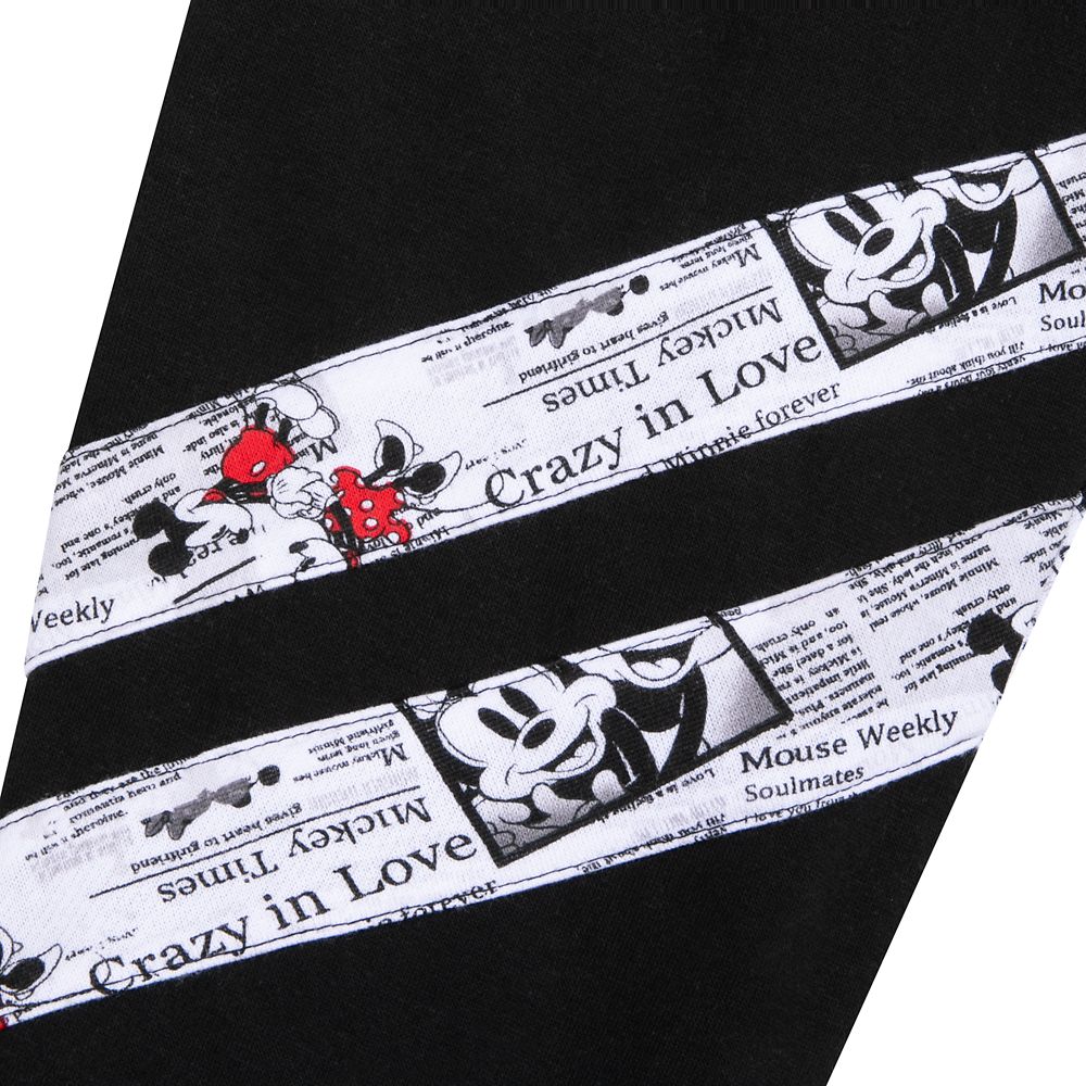 Mickey and Minnie Mouse Newsprint Jogger Pants for Women – Walt Disney World