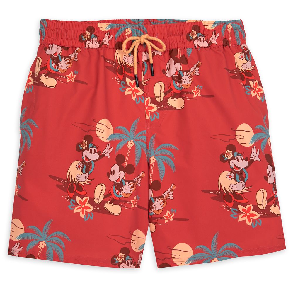 Mickey and Minnie Mouse Tropical Shorts for Men