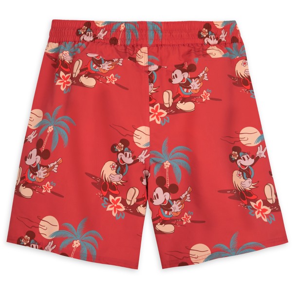 Mickey and Minnie Mouse Tropical Shorts for Men