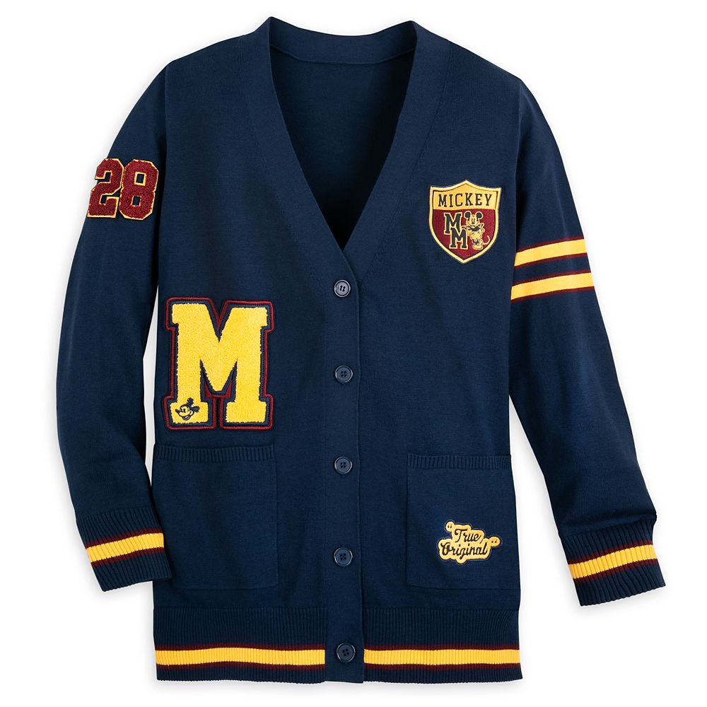 Mickey Mouse Letterman Cardigan for Adults