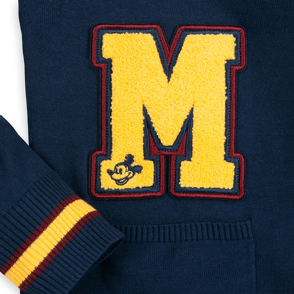 Mickey Mouse Letterman Cardigan for Adults