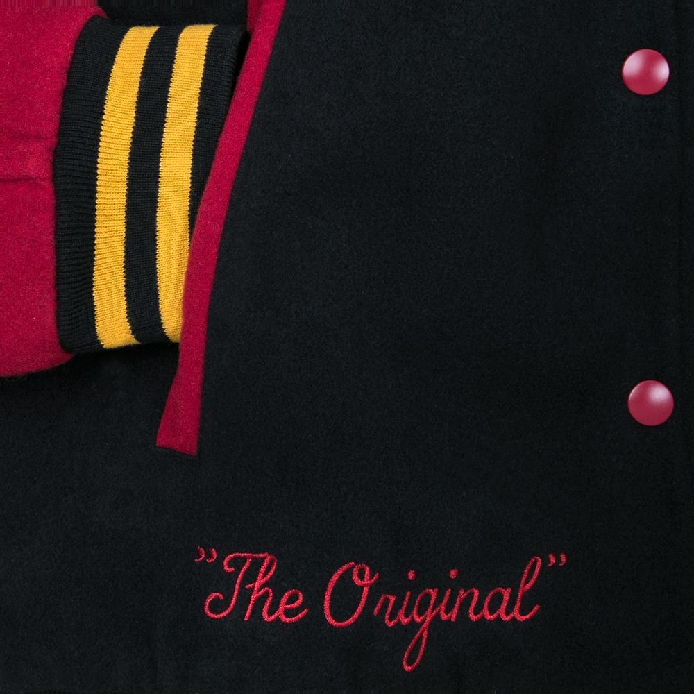 Mickey Mouse and Pluto Varsity Jacket for Adults