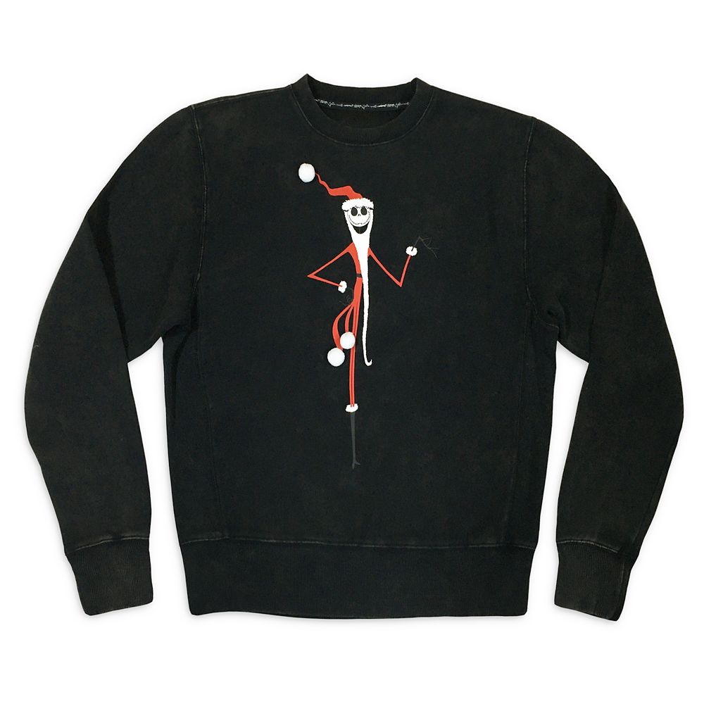 Jack Skellington as Sandy Claws Holiday Sweatshirt for Adults