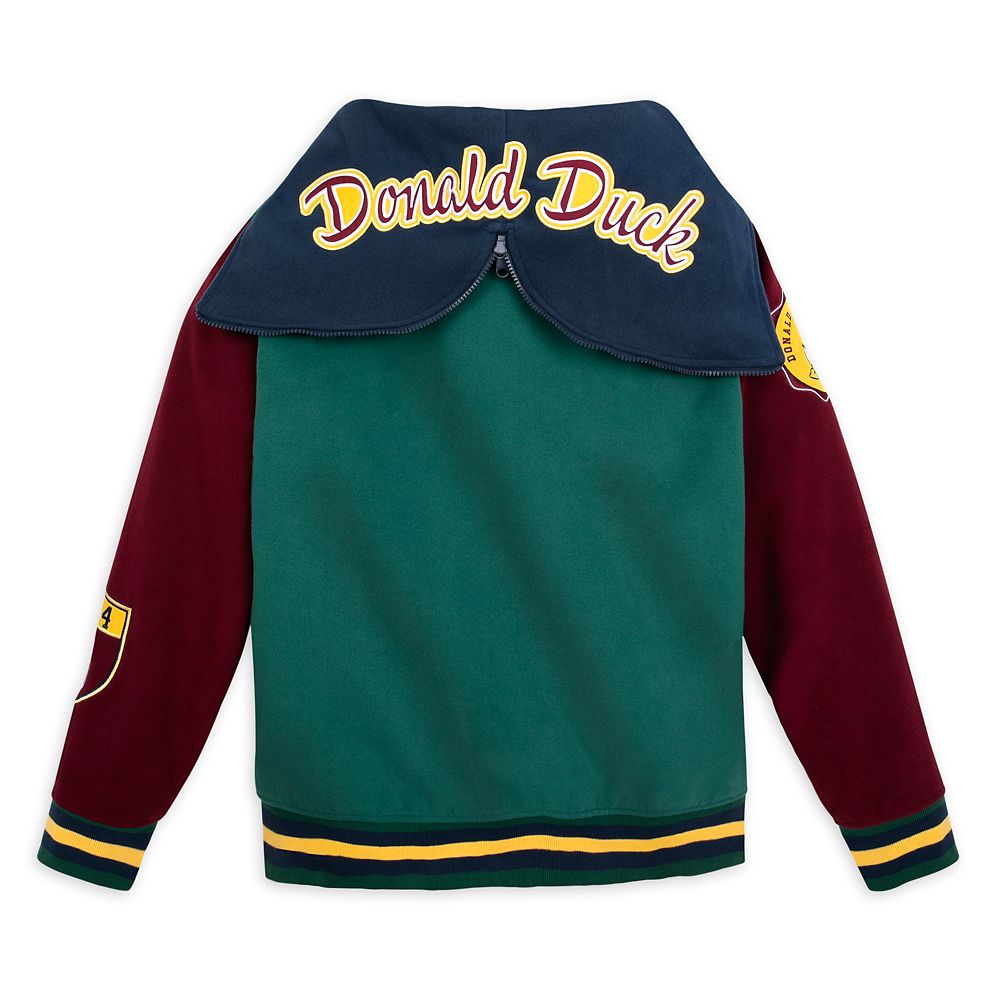 Donald Duck Letterman Hooded Jacket for Adults