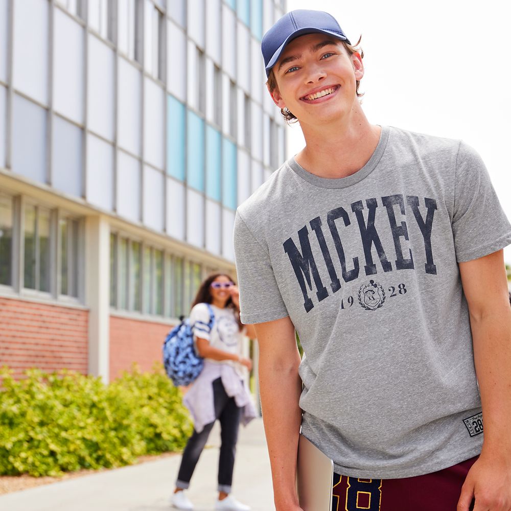 Mickey Mouse College T-Shirt for Adults