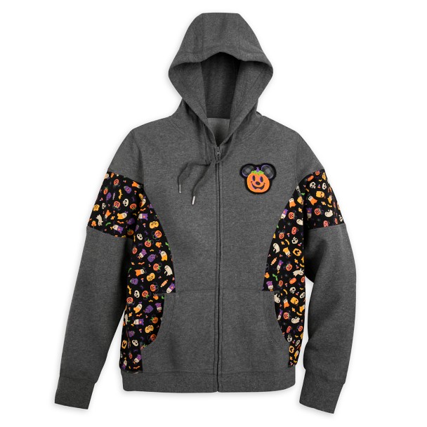 Mickey Mouse Halloween Zip Hoodie for Adults