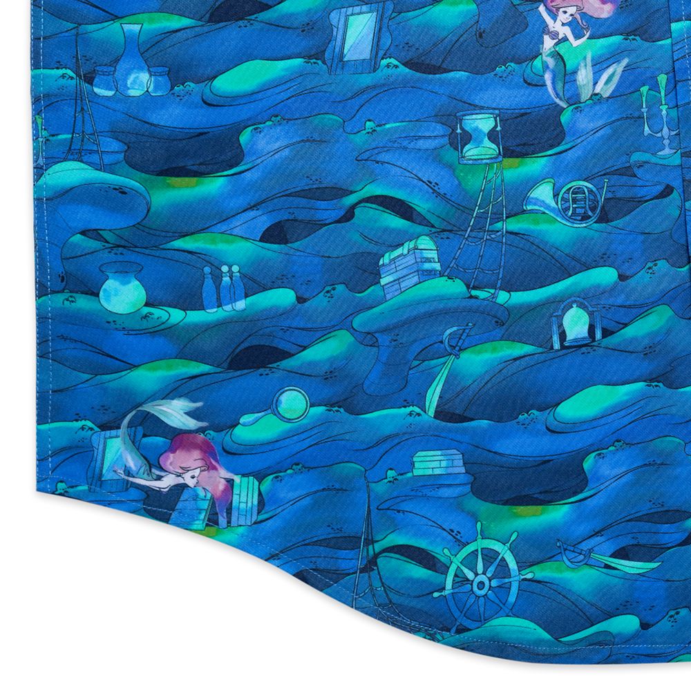 The Little Mermaid ''The Secret Grotto'' RSVLTS Short Sleeve Shirt for Adults with KUNUFLEX