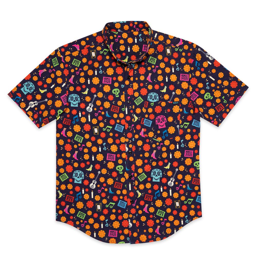 Coco La Ofrenda RSVLTS Short Sleeve Shirt for Adults with KUNUFLEX Official shopDisney