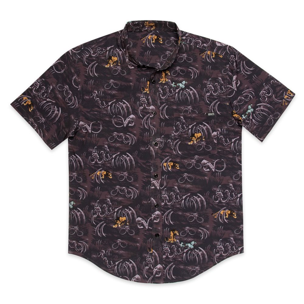 The Lion King Elephant Graveyard RSVLTS Short Sleeve Shirt for Adults with KUNUFLEX Official shopDisney