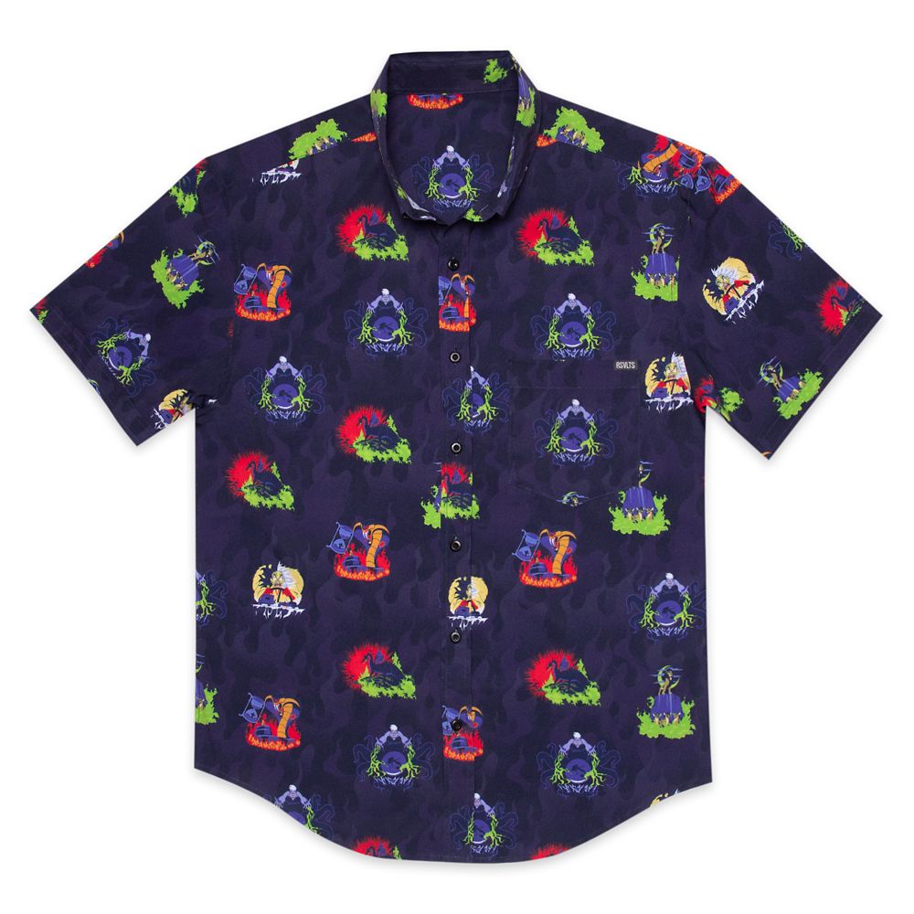 Disney ''Evils Moments'' RSVLTS Short Sleeve Shirt for Adults with KUNUFLEX