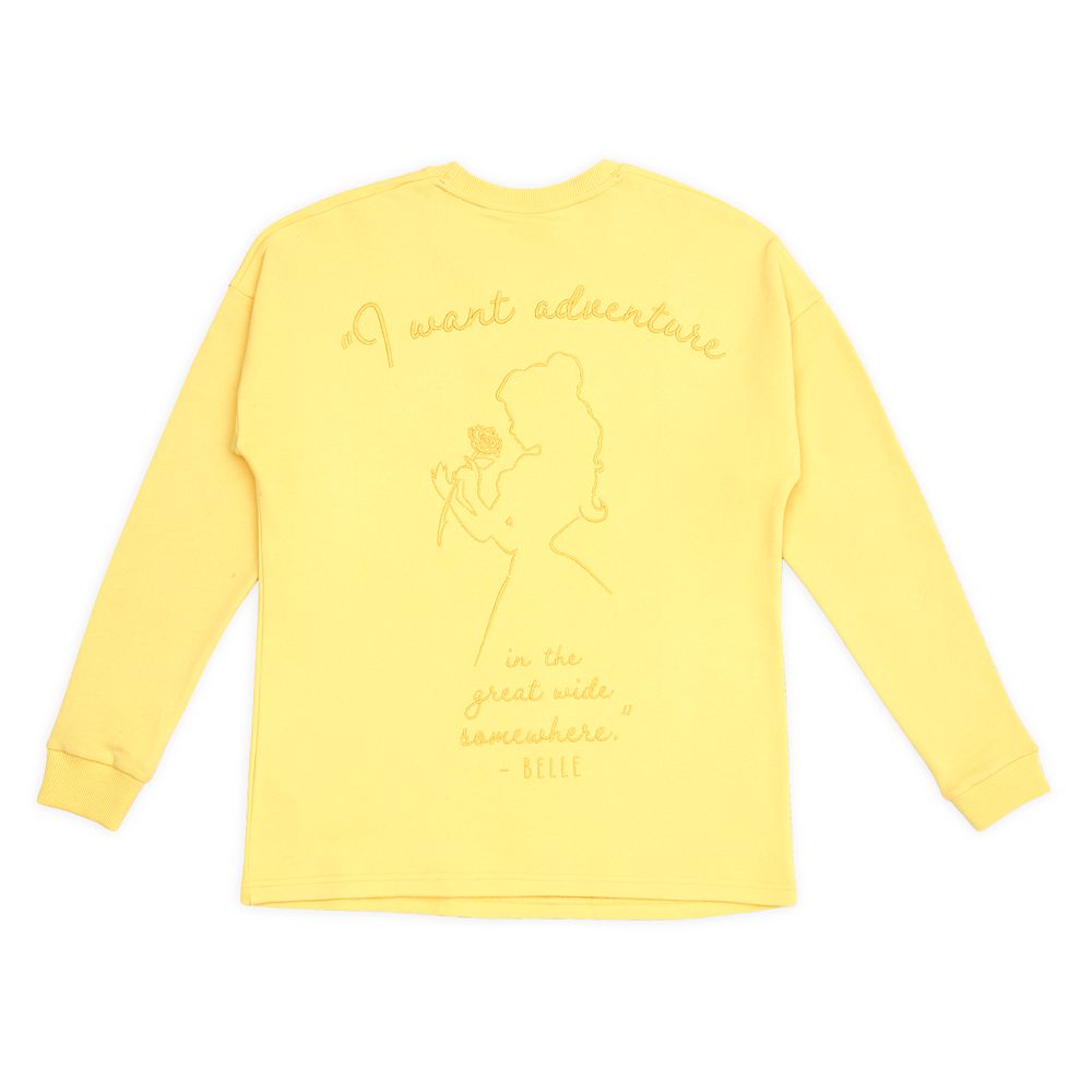 Belle Long Sleeve Pullover Top for Adults – Beauty and the Beast