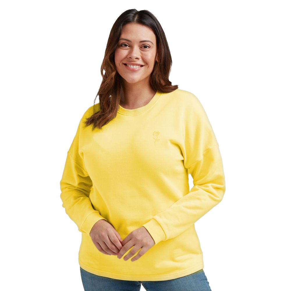 Belle Long Sleeve Pullover Top for Adults – Beauty and the Beast