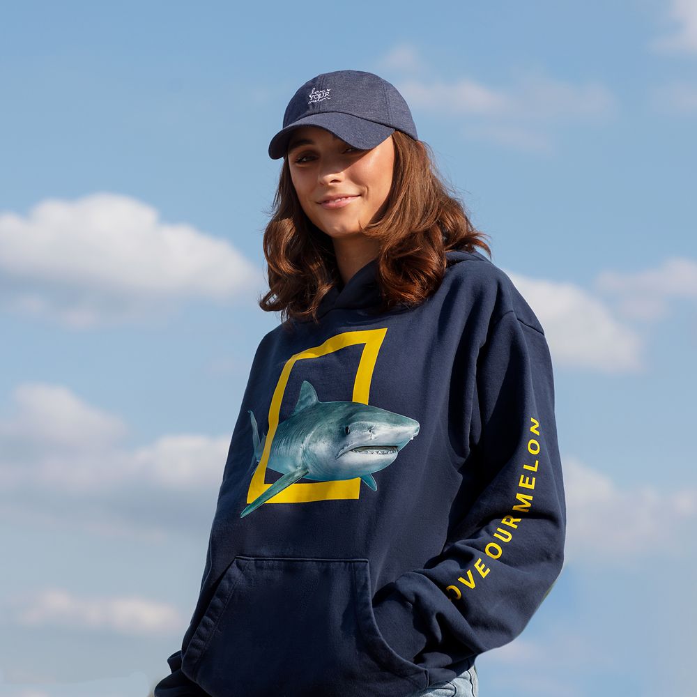 National Geographic Pullover Hoodie for Adults by Love Your Melon – Navy