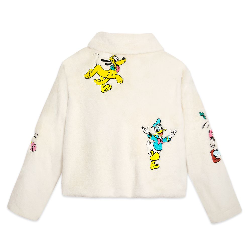 Mickey Mouse and Friends Faux Fur Jacket for Adults