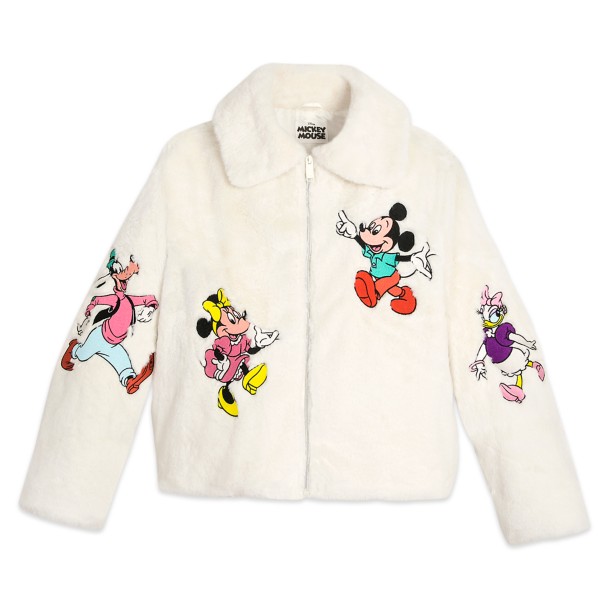 Mickey Mouse and Friends Faux Fur Jacket for Adults | shopDisney