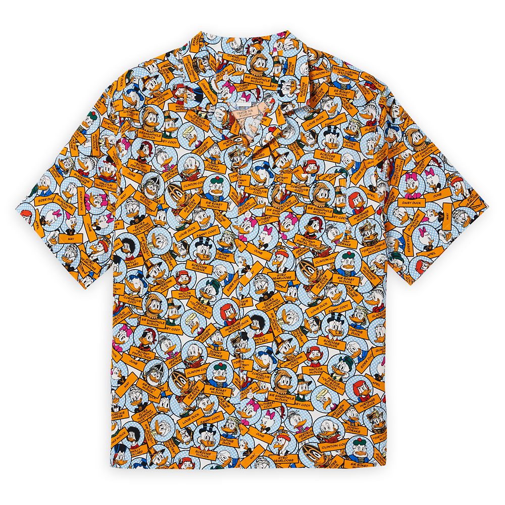 Disney Ducks Woven Shirt for Adults