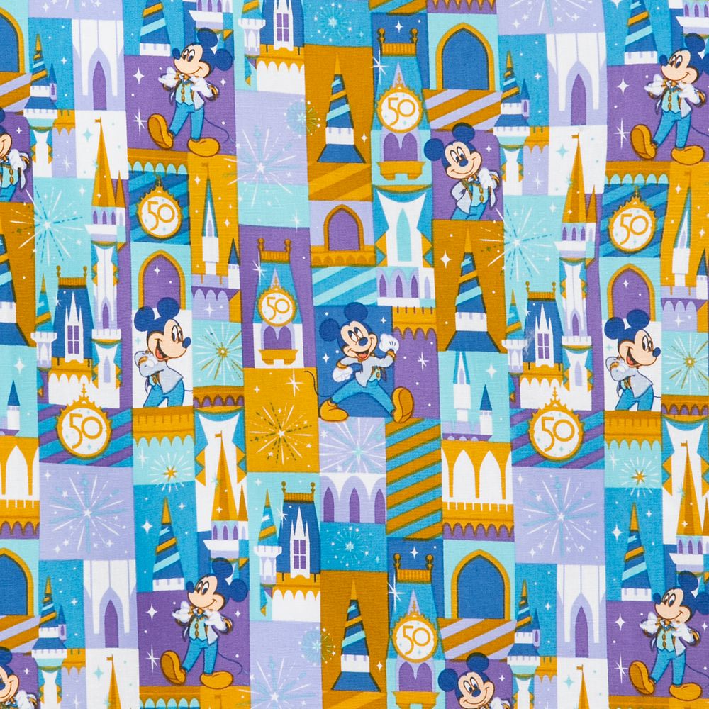 Mickey Mouse Woven Shirt for Adults – Walt Disney World 50th Anniversary