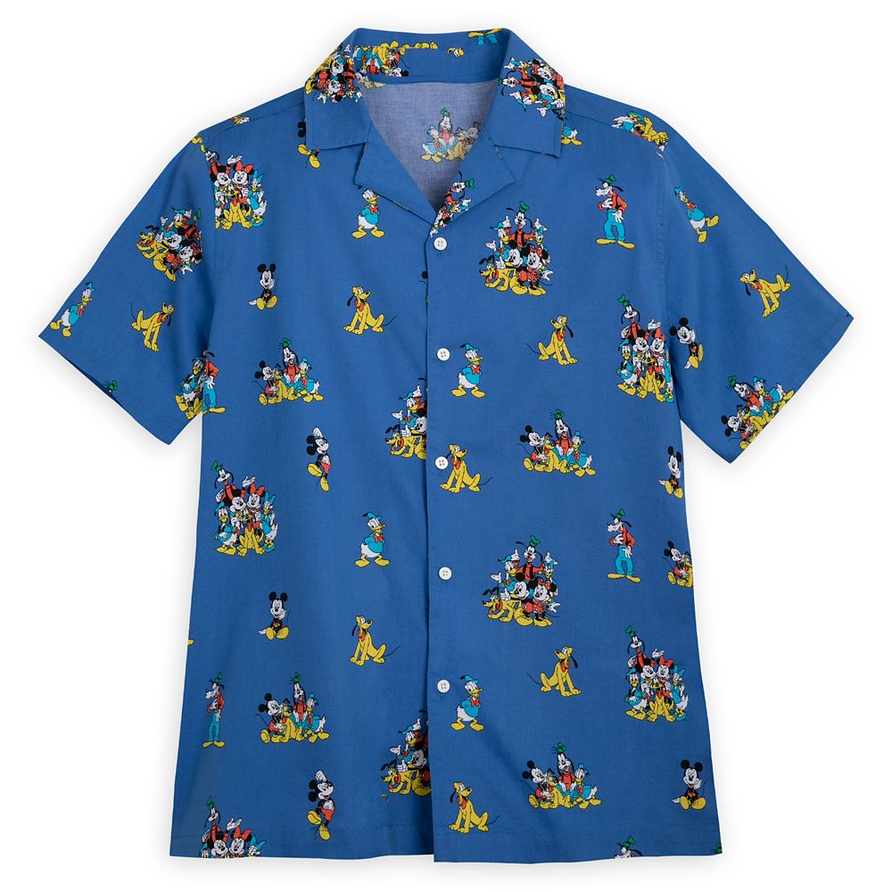 Mickey Mouse and Friends Woven Shirt for Adults is now available for purchase