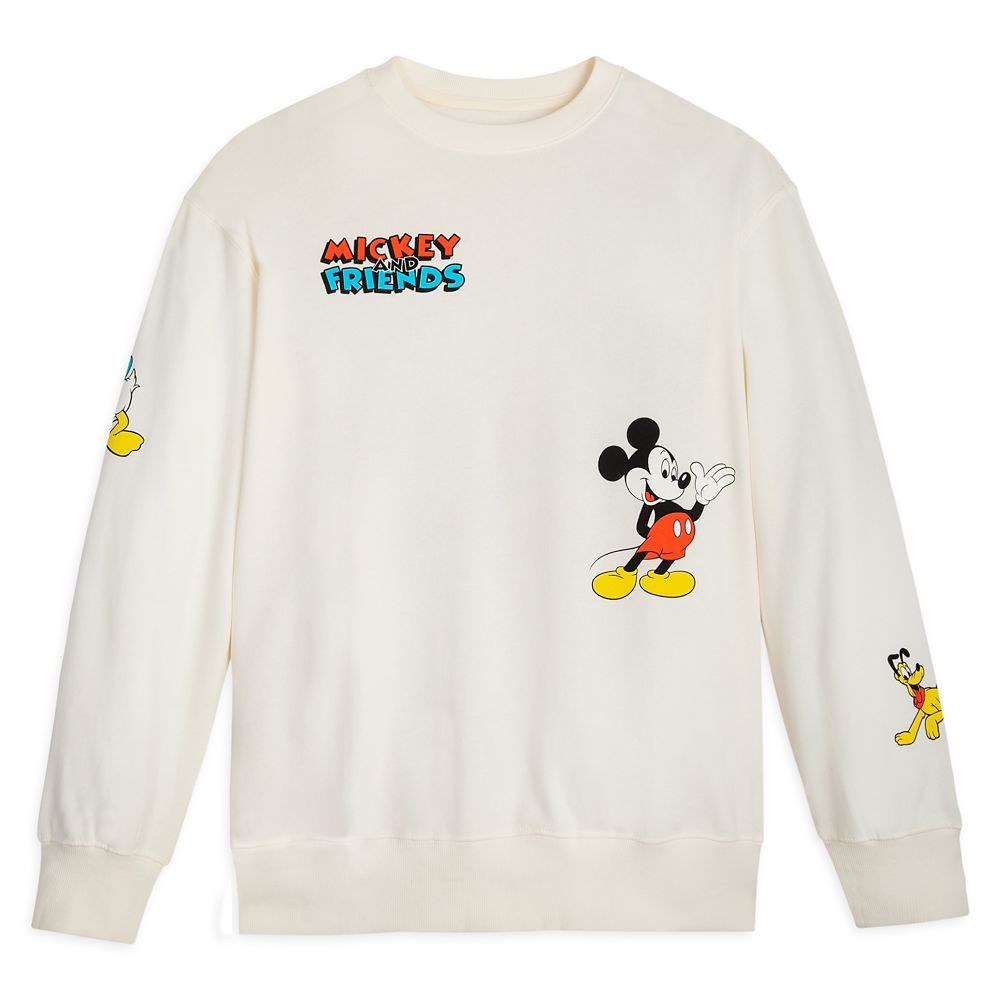 Mickey Mouse and Friends Weekend Vibes Long Sleeve T-Shirt for Adults is now available for purchase