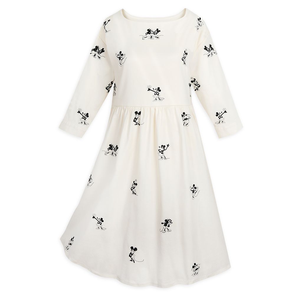 Mickey and Minnie Mouse Vintage-Style Dress for Women