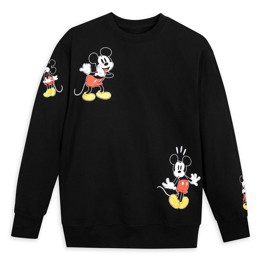 Mickey Mouse Expressions Pullover Sweatshirt for Adults