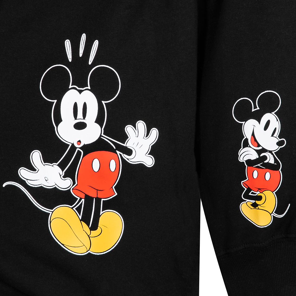 Mickey Mouse Expressions Pullover Sweatshirt for Adults