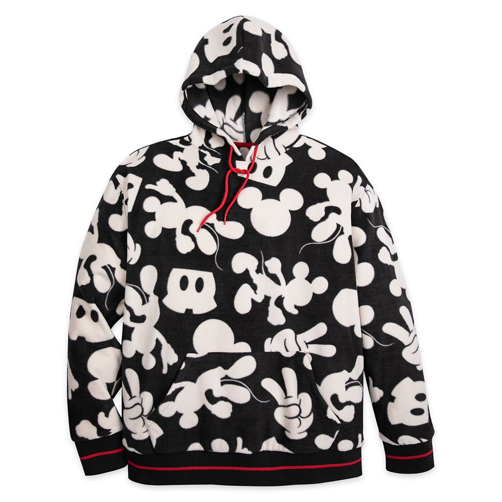 Mickey Mouse Pullover Fleece Hoodie for Adults available online