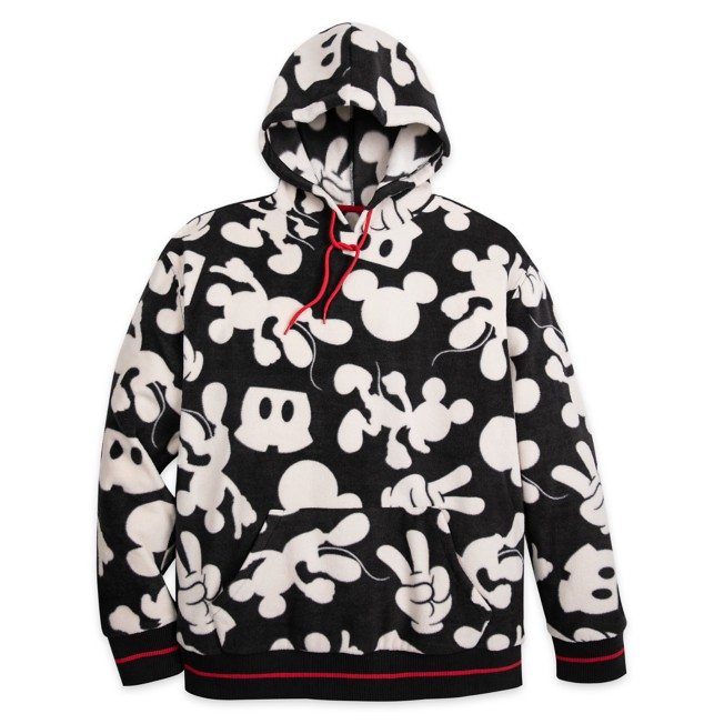 Mickey Mouse Pullover Fleece Hoodie for Adults