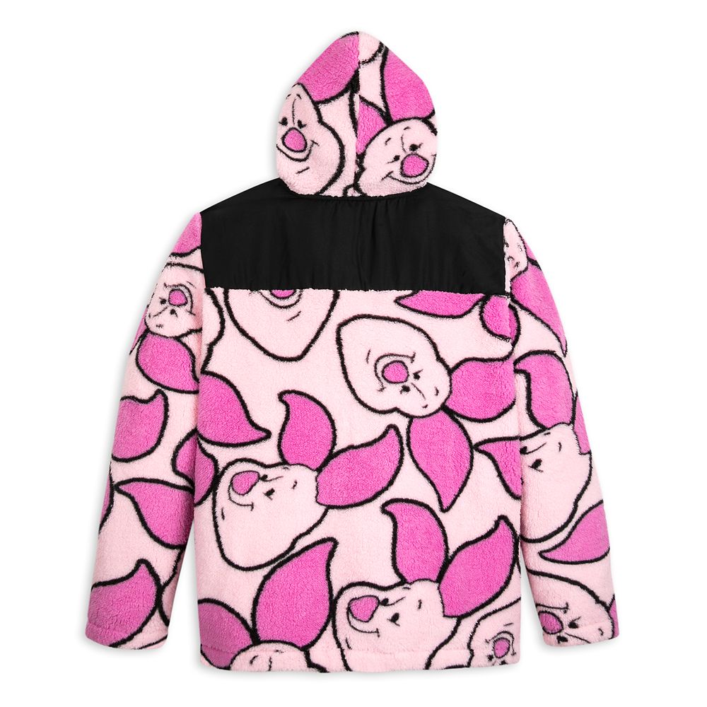 Piglet Zip Fleece Hoodie for Adults – Winnie the Pooh