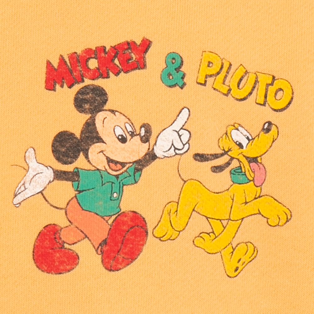 Mickey Mouse and Pluto Sweatshirt for Adults