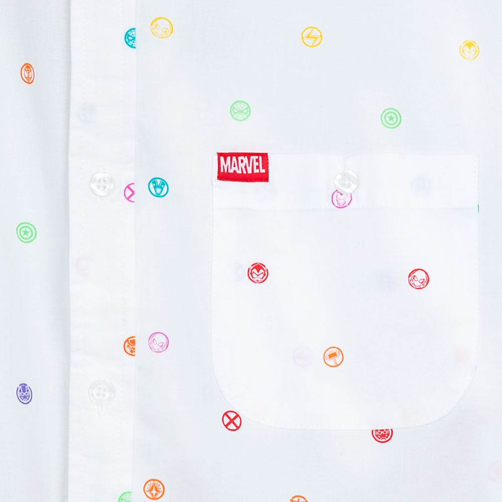 Marvel Pride Collection Woven Shirt for Adults