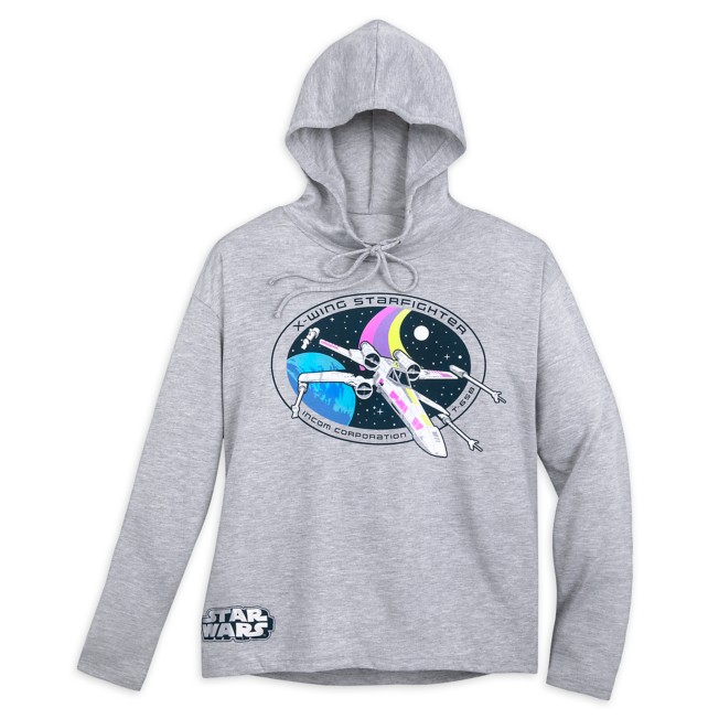 X-Wing Starfighter Hooded Long Sleeve Top for Women – Star Wars