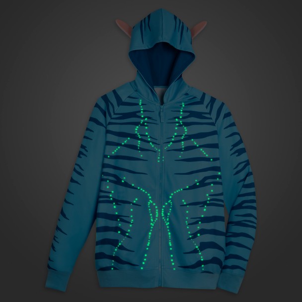 Na'vi Glow-in-the-Dark Zip Hoodie for Adults – Pandora – The World of Avatar