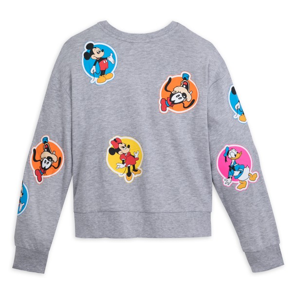 Walt Disney World Retro ''Stickers'' Pullover Sweatshirt for Adults