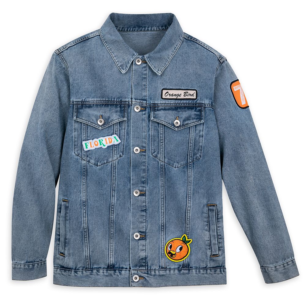 Orange Bird Denim Jacket for Adults – Walt Disney World 50th Anniversary now available for purchase