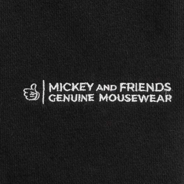 Mickey Mouse Genuine Mousewear Pullover Hoodie for Adults – Black