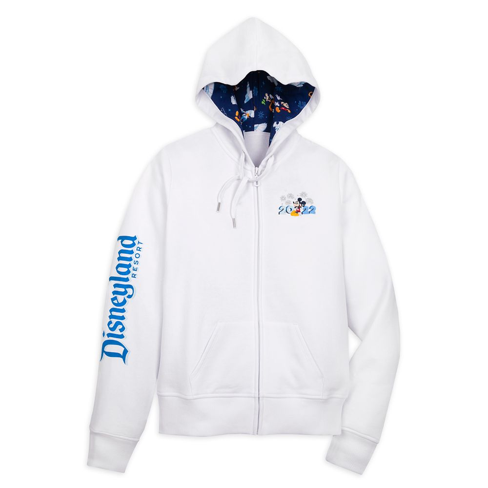 Mickey Mouse and Friends Zip-Up Hoodie for Women – Disneyland 2022