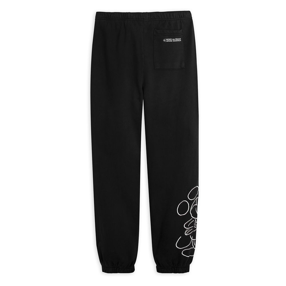 Mickey Mouse Genuine Mousewear  Sweatpants for Adults – Black